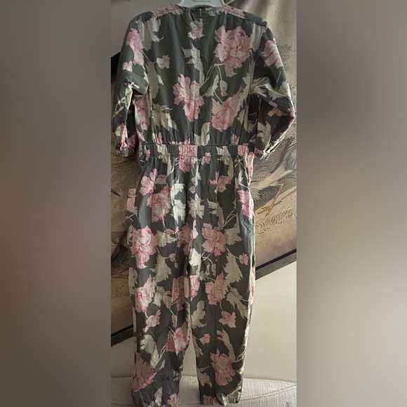 Rebecca Taylor La Vie Floral Jumpsuit SZ Medium Damage - Picture 6 of 11